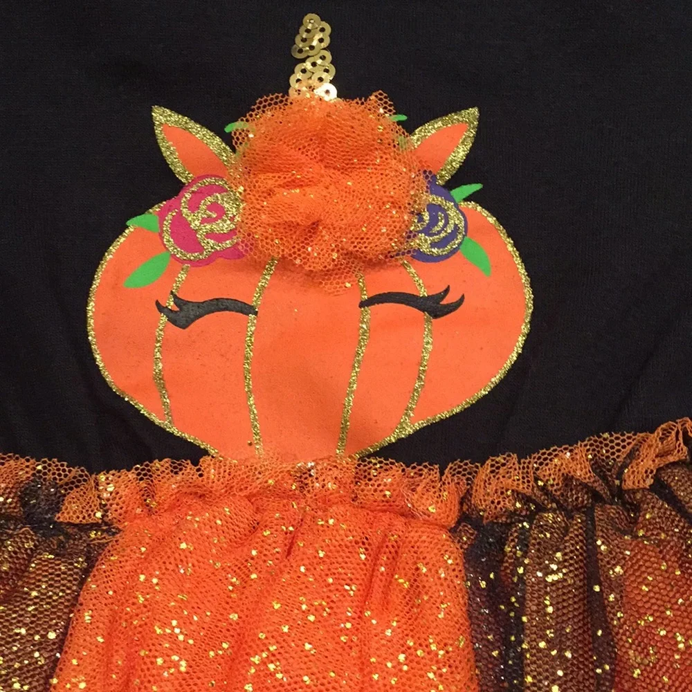 Little Lass 2 Piece Halloween Unicorn Outfit
